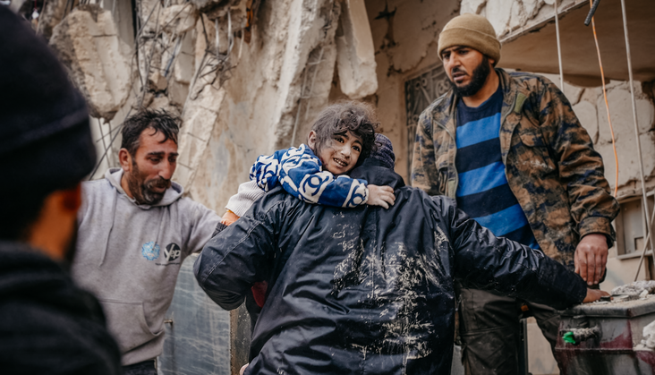 Aardbevingen Syrië - geef voor noodhulp