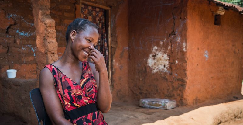 Een nieuw huis voor Ortensia uit Mozambique