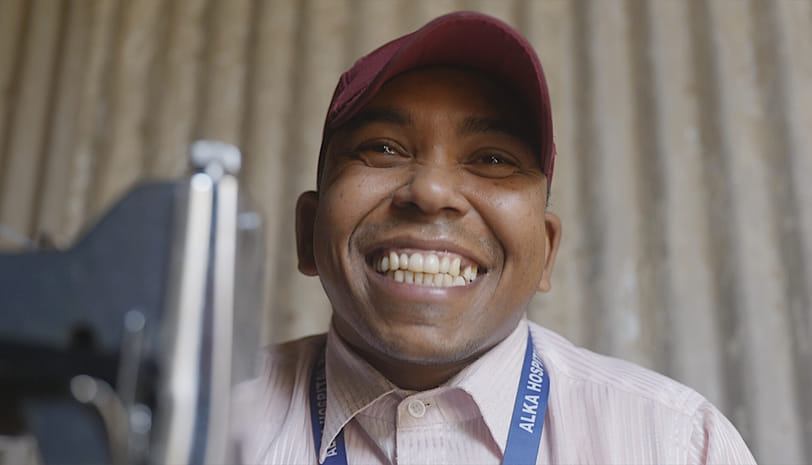 Kleermaker Ramesh gaf niet op